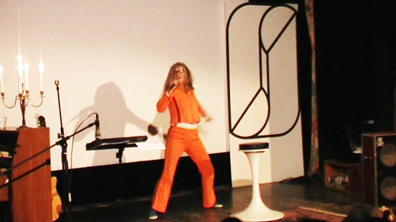 From the show An exceedingly evening Modern art in domestic at the cinema theatre Tellus